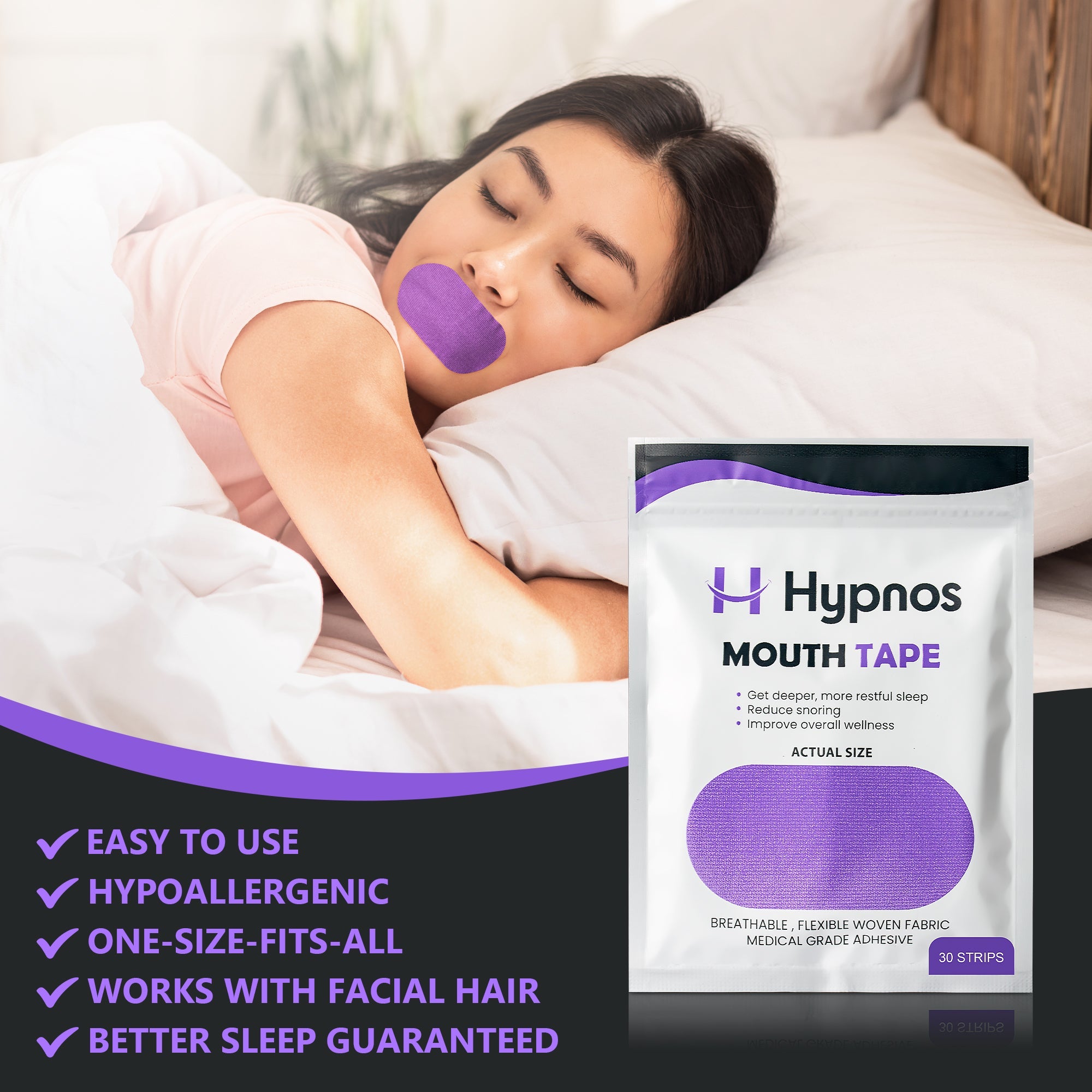 Hypnos Mouth Tape - 3rd Month FREE Special Offer